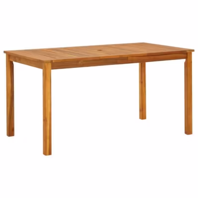 vidaXL Table de jardin 140x80x74 cm Bois d&rsquo;acacia massif