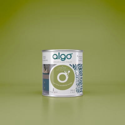 Peinture pour Meuble – Vert olive de Méditerrannée – 0.5L – Mat