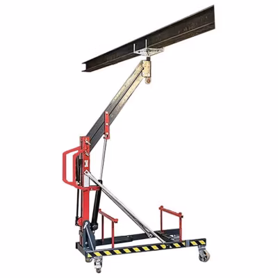 Lève-poutre hydraulique – Hauteur max 3000mm – Capacité 600kg – Poutres, IPN, linteaux, menuiseries, garde-corps – 300871