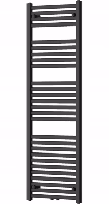 Silla Sèche-serviettes eau chaude 693W 150x50x3cm, Noir