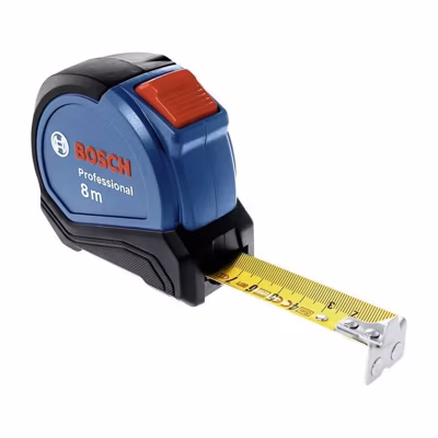 Bosch – Metre ruban – 8 metres – coque robuste – verrouillage facile