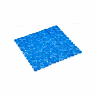 Tapis fond de baignoire PEBBLE 54x54cm Bleu clair Spirella