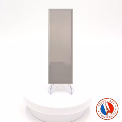 Carrelage sol / mur briquette rectangulaire uni cendre brillant 5X15 cm FÄRGBLOCK LUCIDO CENERE FGB103L