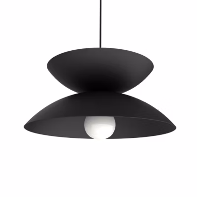 LUMICOM – ROND Suspension, 1X GU10, max 42W, métal, anthracite, H.40cm