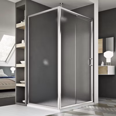 Cabine Douche 70×150 CM H185 granité modèle Replay Duo 1 Portillon