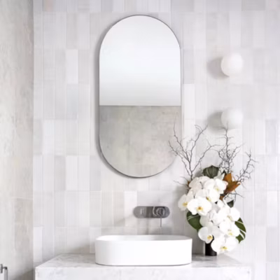 carrelage imitation zellige 6.5×20 cm MALEM WHITE
