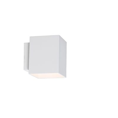 Applique murale blanche carrée – Sola