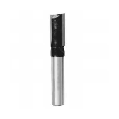 Mèche à Rainer Droite Carbure D.12 mm x Q.10 x Lu. 25 x Lt. 70 mm Z2+1 – Idéale pour Défonçage Menuiserie – Diamwood