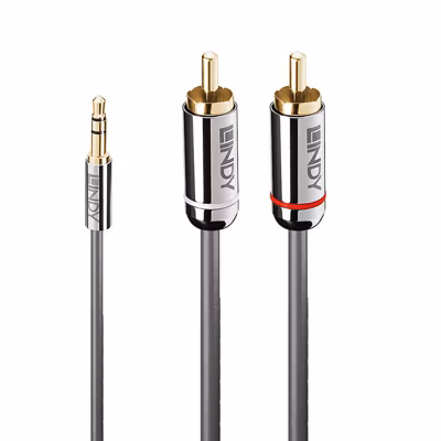 Câble audio Jack 3.5mm – 2x RCA 2 mètres LINDY