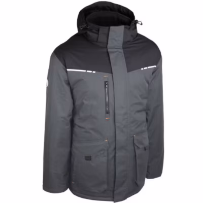 Parka Palaga ripstop T 2XL matelassé gris/noir – SINGER – PALAGA2XL