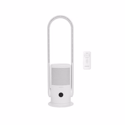 OCEANIC Ventilateur Purificateur d&rsquo;Air avec filtre – Sans pale – Oscillation – 35W – H.80 cm – Minuterie 8h – Télécommande