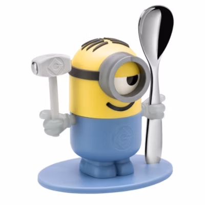Coquetier Les minions avec cuillère