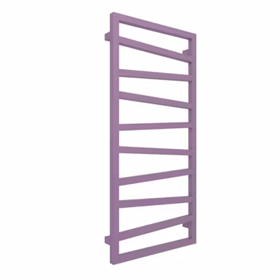 Sèche-serviette eau chaude violet de 600mm de haut / 500mm de large – 245 Watt – ZIG600/500ZX4001
