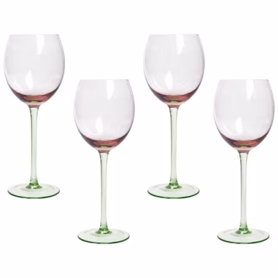 Lot de 4 verres à vin DIOPSIDE 360 ml Rose