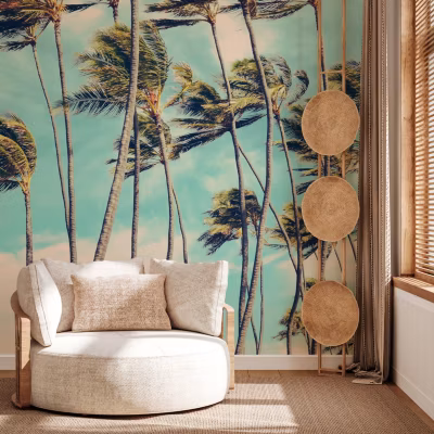 Papier peint panoramique California – Multicolore