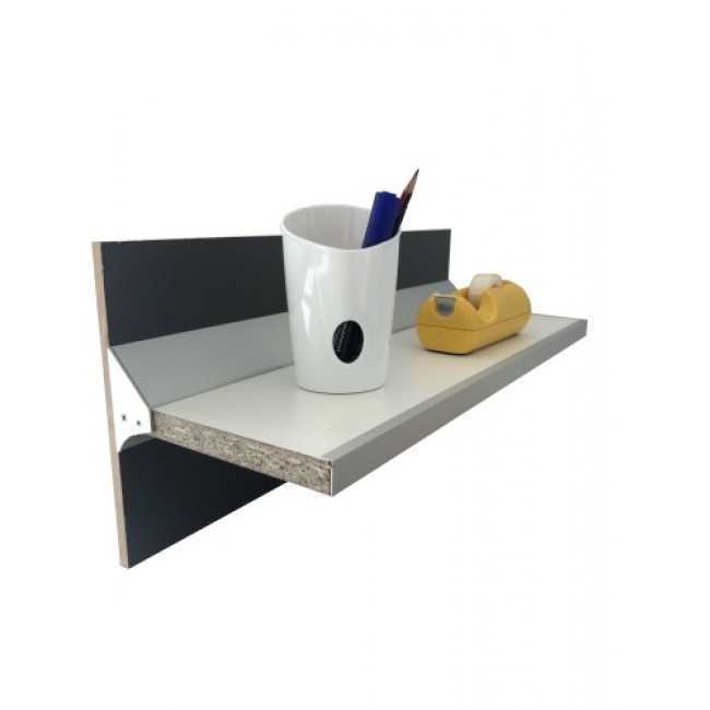 Profils porte-tablettes – longueur de 2 m – aluminium Quincadécor
