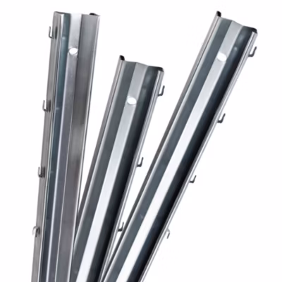 45 poteaux de clôture à profil en Z de 2,3 m de long, clôture de protection Aquagart