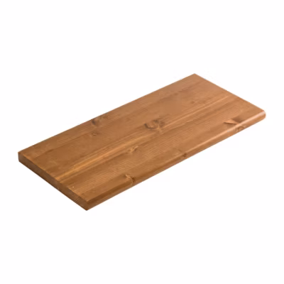 Etagère en bois Mercurio peinte en noyer 1,8x20x56 – Plus de profondeur, plus d&rsquo;espace