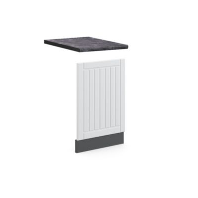 Vicco Façade Blanc campagne 45cm , PT Anthracite