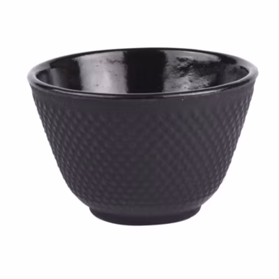 Bol à thé 12 cl noir (lot de 6)