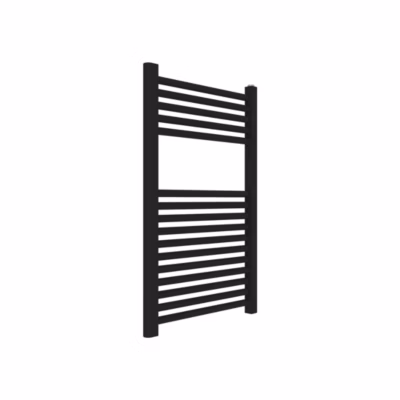 Sèche-Serviettes De Salle De Bain 50X77 Acier Noir