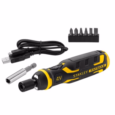 Tournevis Assisté 4V 1,5 Ah – STANLEY FATMAX FMHT66719-0 – 300 tr/min – Manche Bimatière