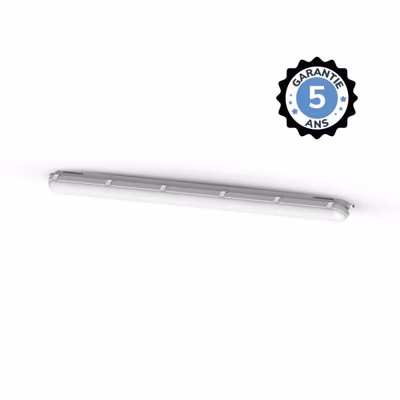 Boîtier étanche LED 1500x85mm – 30-50W – 4000K – IP65 IK10 – Blanc