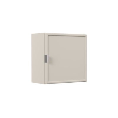 Meuble haut salle de bain BRAZZA  1 porte  Coloris marron congo  L35 x H35 cm  Meuble suspendu