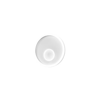 Applique LED Melania 40W blanche, 1700lm, lumière chaude 3000K, aluminium et méthacrylate satiné, d.40cm