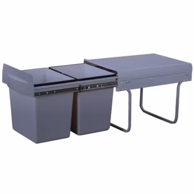 Poubelle encastrée coulissante HYPE 36L
