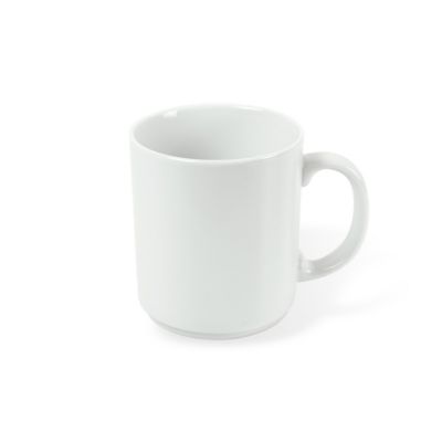 Côme – Set de 6 mugs blanc uni