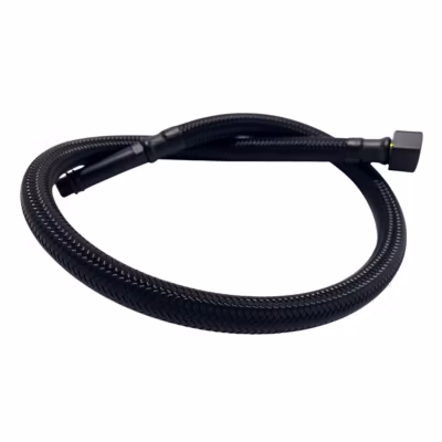 Balneo Flexible de raccordement pour robinet 3/8&Prime; x M10 30 cm tuyau PEX noir durable