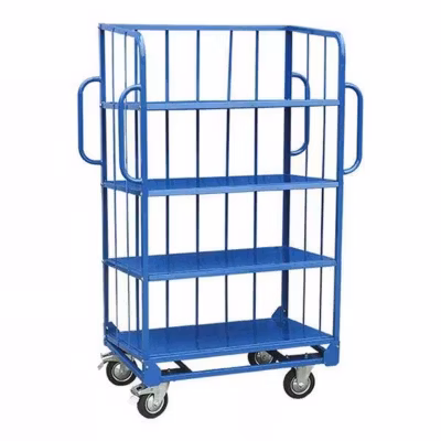 Chariot servante d&rsquo;atelier – 4 plateaux 1120x610mm – Charge max 500kg – Chariot roulant – Logistique – WN504