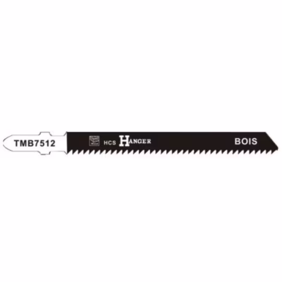 Pack de 5 lames de scie sauteuse TMB7512 pour le bois 75mm – HANGER – 150221