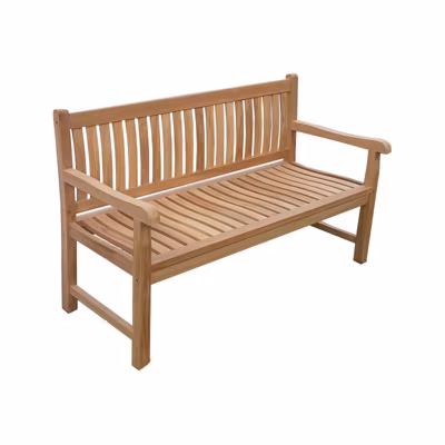 Banc de Jardin CILOWA 150 cm Teck Premium