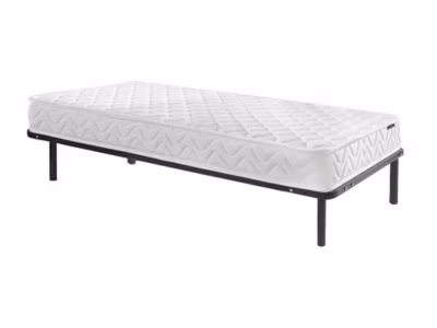 Ensemble 90 x 190 cm cadre à lattes + matelas mémoire de forme ép.15cm – PELOPS de YSMÉE