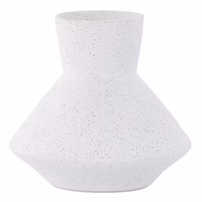 Vase Design « Rellis » 22cm Blanc