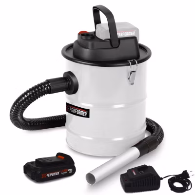 Vide Cendre motorisé 20V – Vide poussière, Bois, Barbecue – Xperformer XPABIDON20-12L – Batterie 2Ah et chargeur inclus