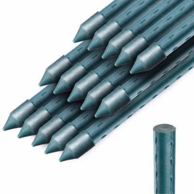 KADAX Support De Poteau Pour Plante Poteaux De 120 Cm Piquet De Tomate Acier Enduit 15pcs
