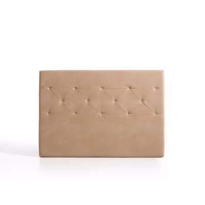 Tête de lit – ECCOX – Zafiro – Tissu Aquaclean – 135 cm – Beige Camel