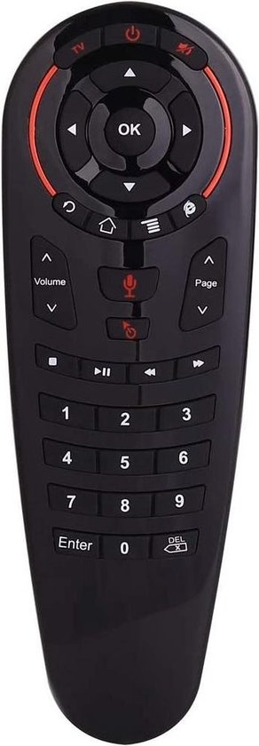 DrPhone MX6 Air Remote Mouse – Télécommande 2.4G sans fil – Commande vocale – Gyroscope 6 axes et apprentissage IR