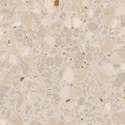 Carrelage sol / mur effet terrazzo 80×80 cm MONACO R BEIGE