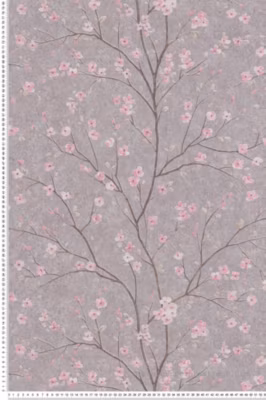 Papier peint expansé sur intissé Fleur L.10.05 x l.0.53 m.  – Réf. SP15560