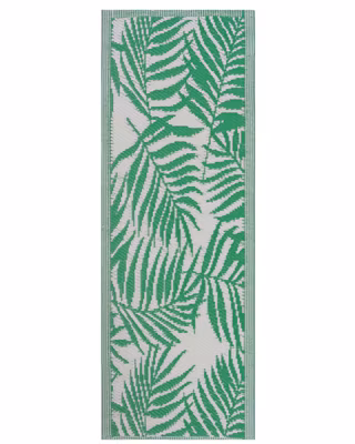 Tapis d&rsquo;extérieur KOTA Vert 60 x 105 cm Réversible