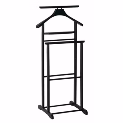 Valet de Chambre en Bois « Veoh » 102cm Noir