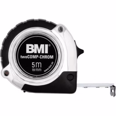 Mètre-ruban BMI twoComp-CHROM 5 m acier modèle 475541221