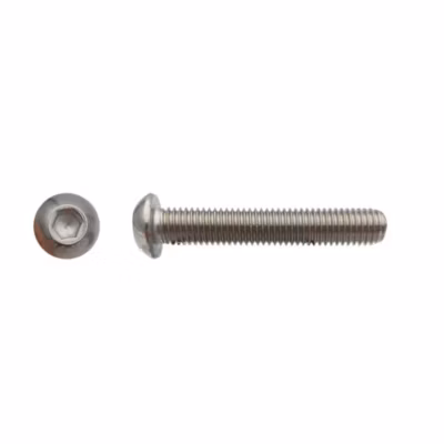 100 Vis Métaux Tête Bombée 6 Pans Creux BHC 8 x 70 mm – 7380-1 – Inox A2 – D-Work