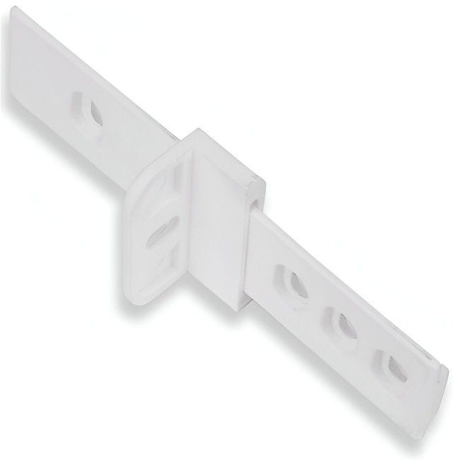 Glissière frigo encastrable – plastique blanc BRICOZOR