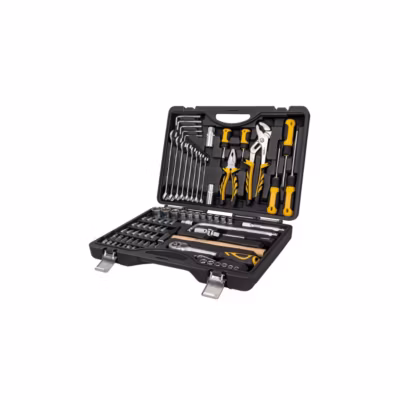 Boite à outils complète 84 pièces Chrome vanadium – Caisse à outils avec douilles et accessoires VITO