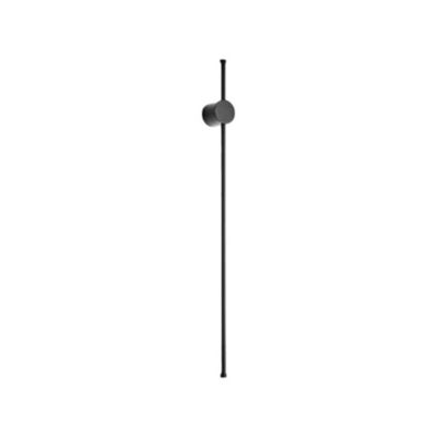 CLOCK Applique LED en aluminium 12W 3000K Perenz 65 cm Noir